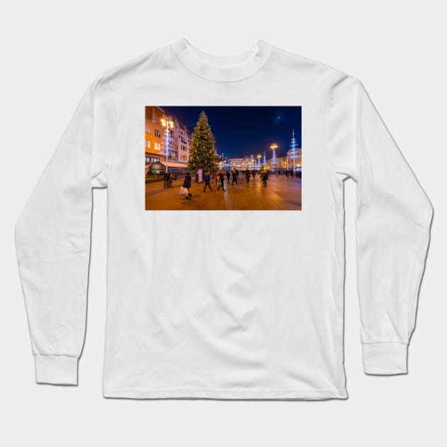 Zagreb Long Sleeve T-Shirt by ivancoric